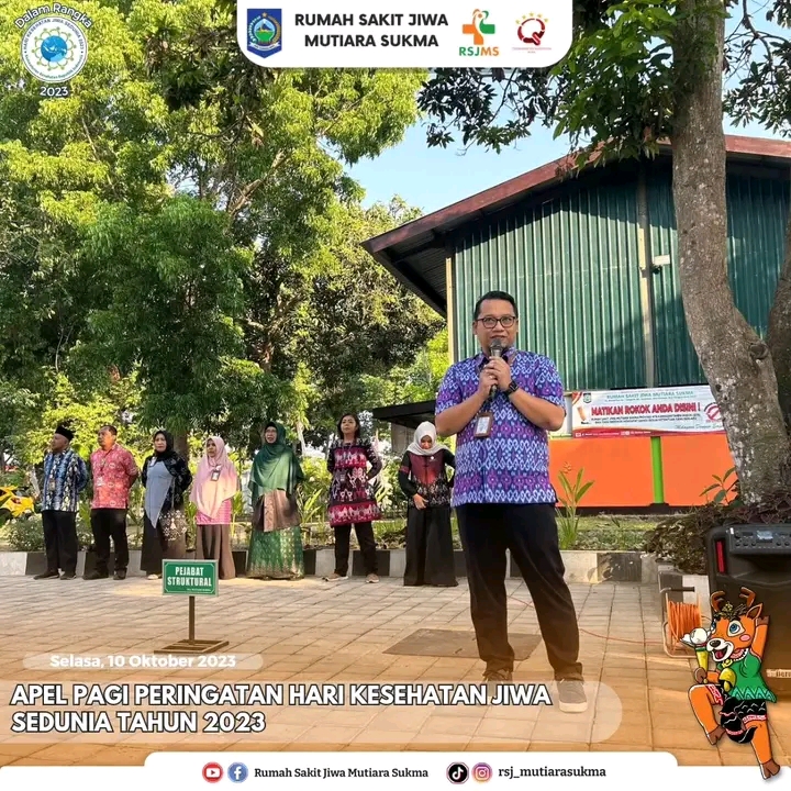 APEL PAGI PERINGATAN HARI KESEHATAN JIWA SEDUNIA TAHUN 2023